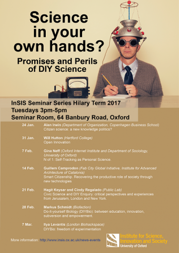 Science in your own hands? Promises and perils of DIY science